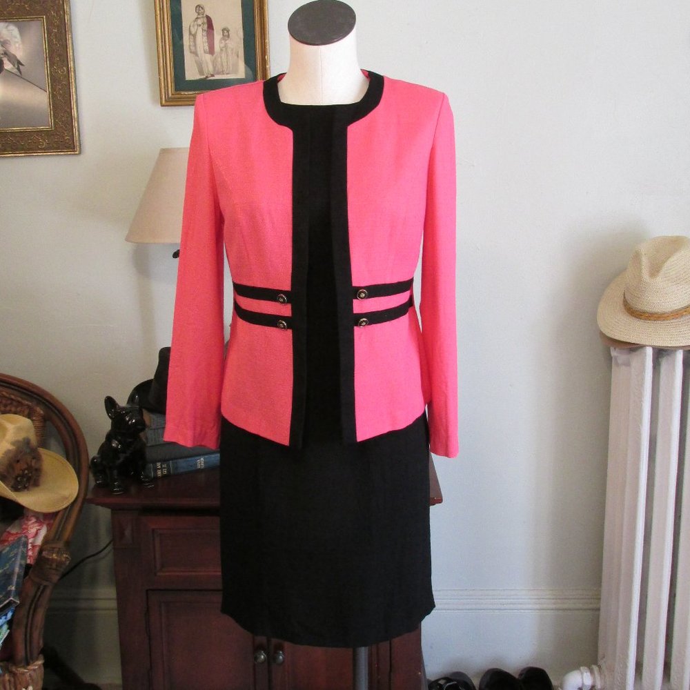 Vintage 80s Jacket and Dress Set